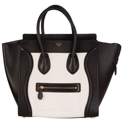 celine black and white canvas tote|celine tote bag buy online.